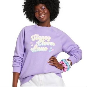 SCL x Target Purple Crewneck Sweatshirt